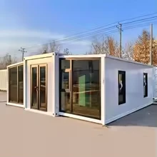 Customized Size 20ft 40ft Prefabricated Modular Homes Expandable House Prefab Homes 2 Bedroom Container Houses For Living